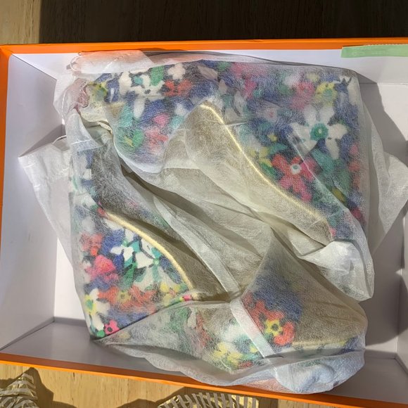 Kate Spade Dabney Margarita Floral Print Platform Sandal - Picture 2 of 3